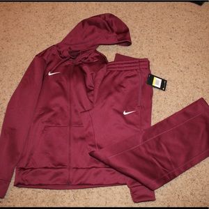 Nike - NWT - Matching Red Jacket and Sweatpants